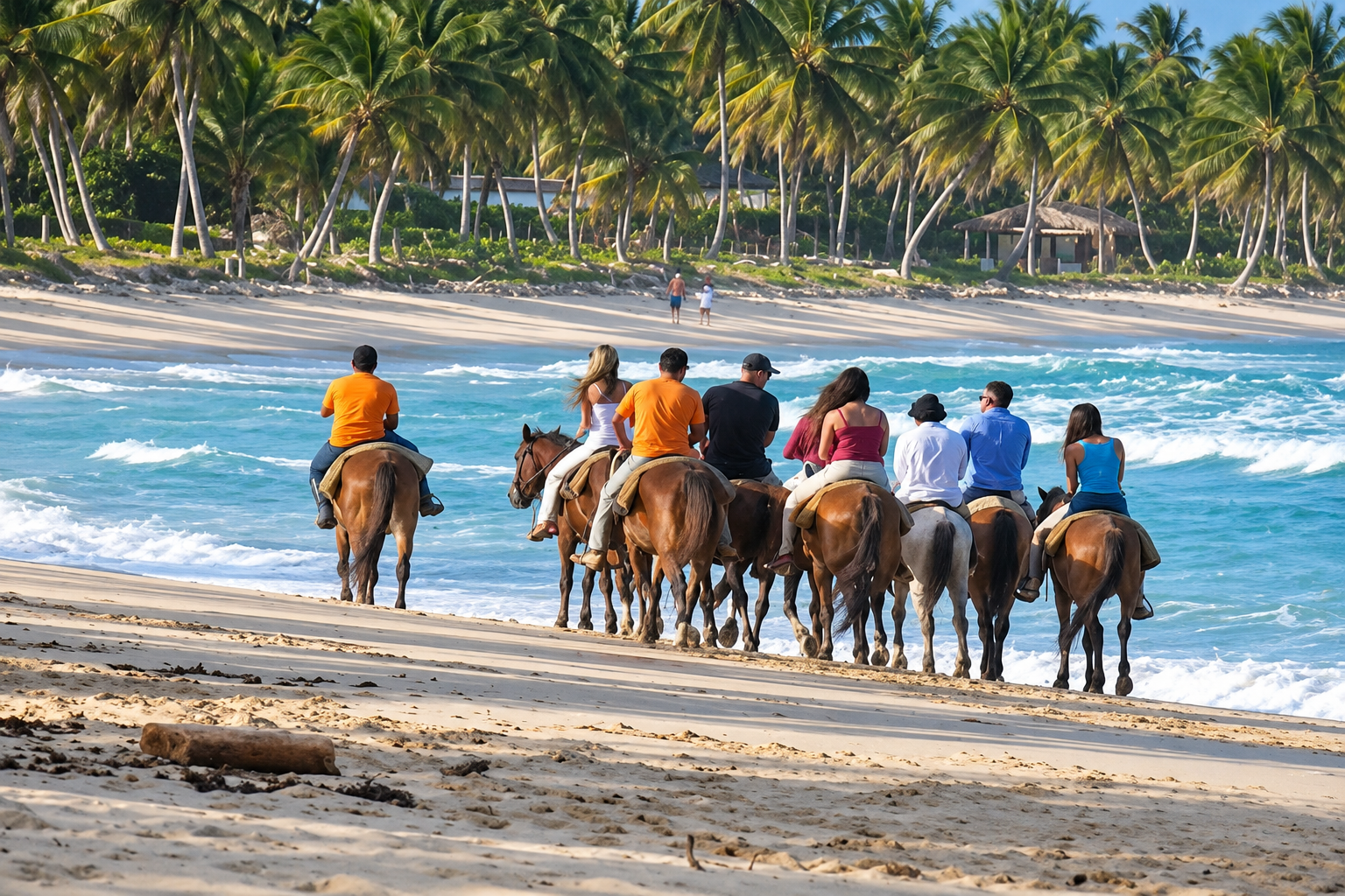 Cabalgata en la playa